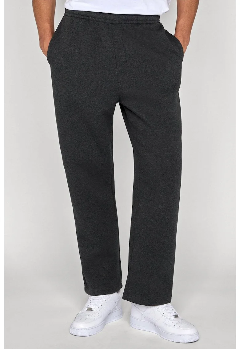 Pantaloni lejeri de trening cu buzunare, Gri carbune
