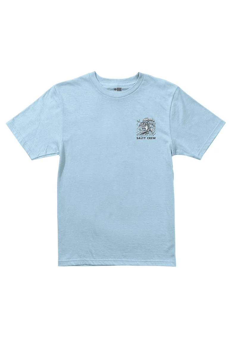 Tricou din bumbac organic cu imprimeu Surf Shark