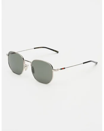 Ochelari de soare aviator cu lentile uni, Argintiu
