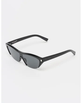 Ochelari de soare cat-eye cu lentile uni, Negru