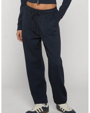 Pantaloni de trening cu talie inalta, Bleumarin