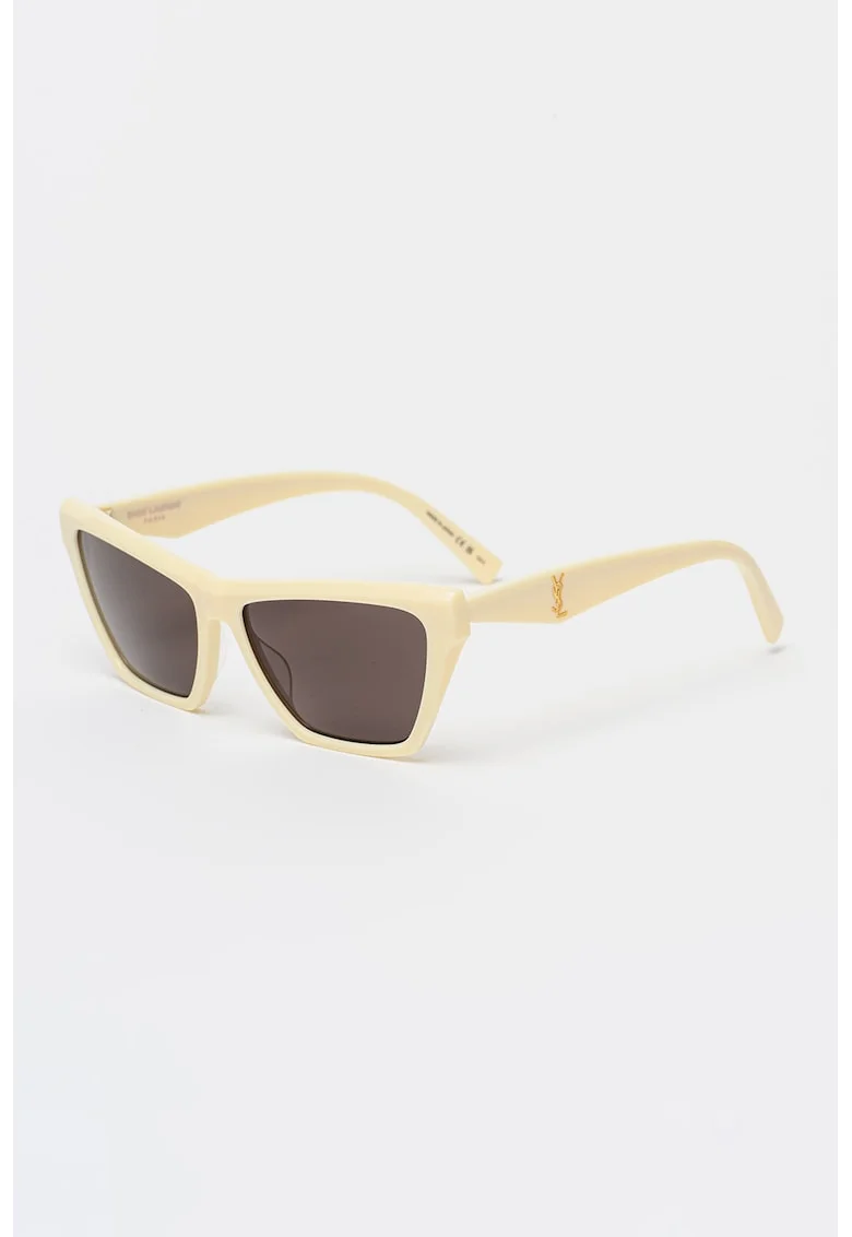 Ochelari de soare cat-eye, Alb fildes