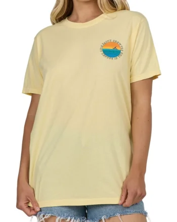 Tricou lejer din jerseu de bumbac Sunshine,