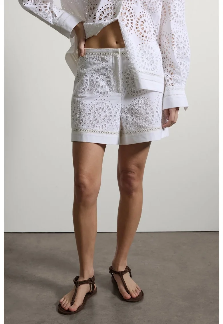 Pantaloni  De Dama Alb 00357116