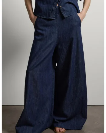 Pantaloni Denim  De Dama Albastru 003570999