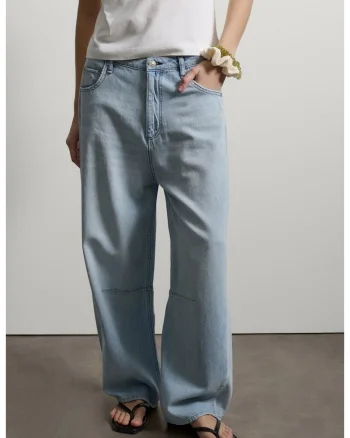 Pantaloni Denim  De Dama Albastru 003570979