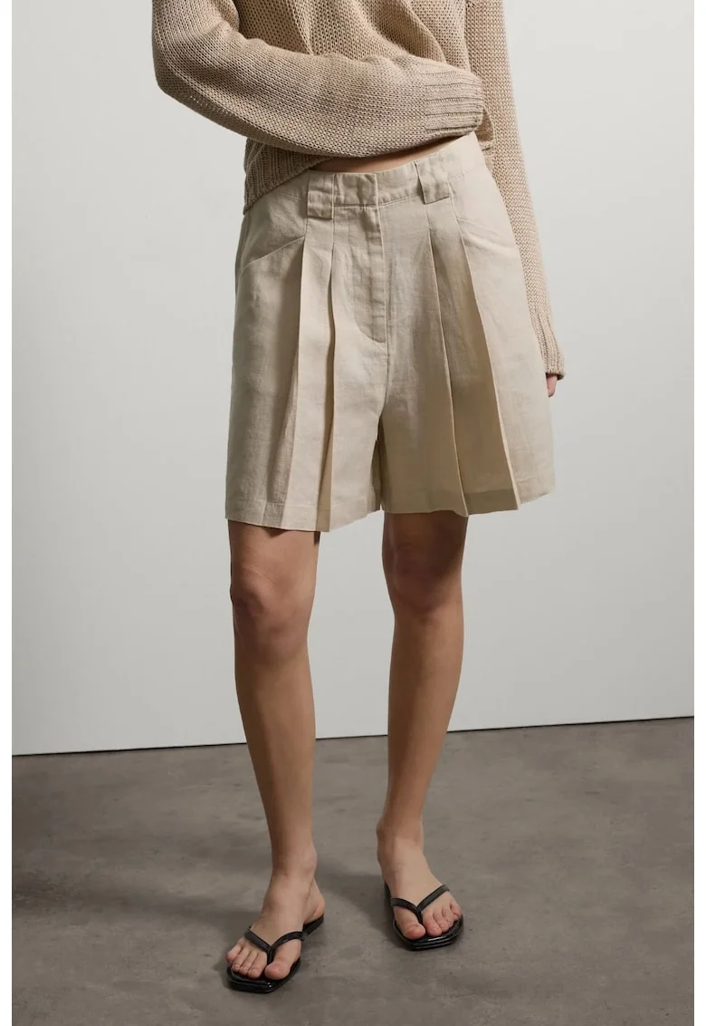 Pantaloni Scurti  De Dama Bej 003571185
