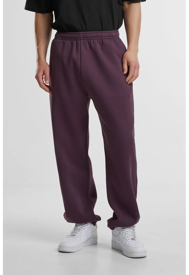 Pantaloni de trening cu croiala relaxed-fit si buzunare, Midnight Purple