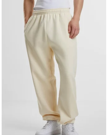 Pantaloni de trening cu croiala relaxed-fit si buzunare, Bej deschis