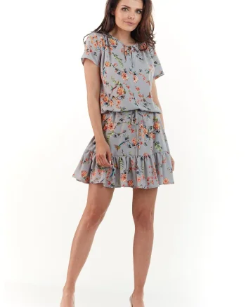 Rochie dama,  Poliester, Gri, A230