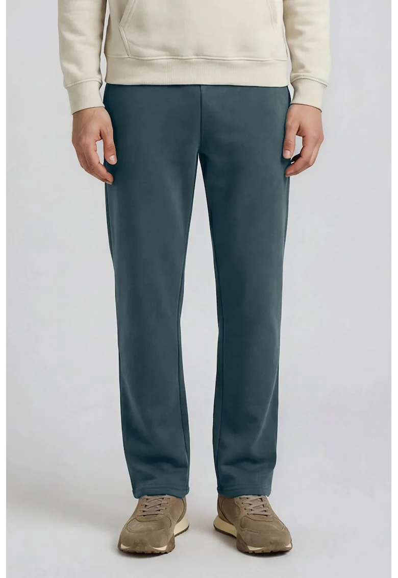 Pantaloni lejeri de trening cu buzunare, Verde smarald