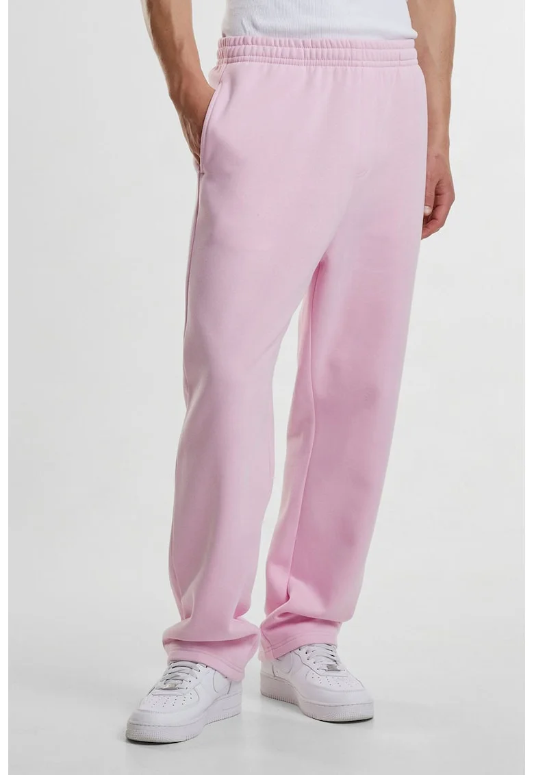 Pantaloni lejeri de trening cu buzunare, Roz deschis