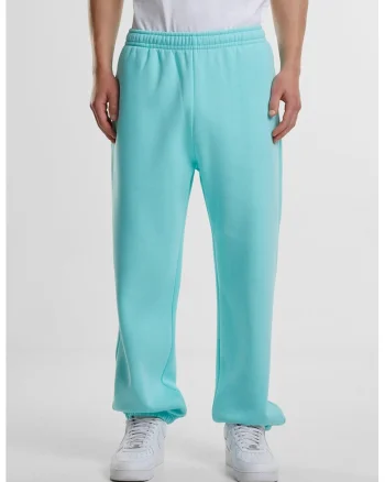 Pantaloni de trening cu croiala relaxed-fit si buzunare, Albastru aquamarin