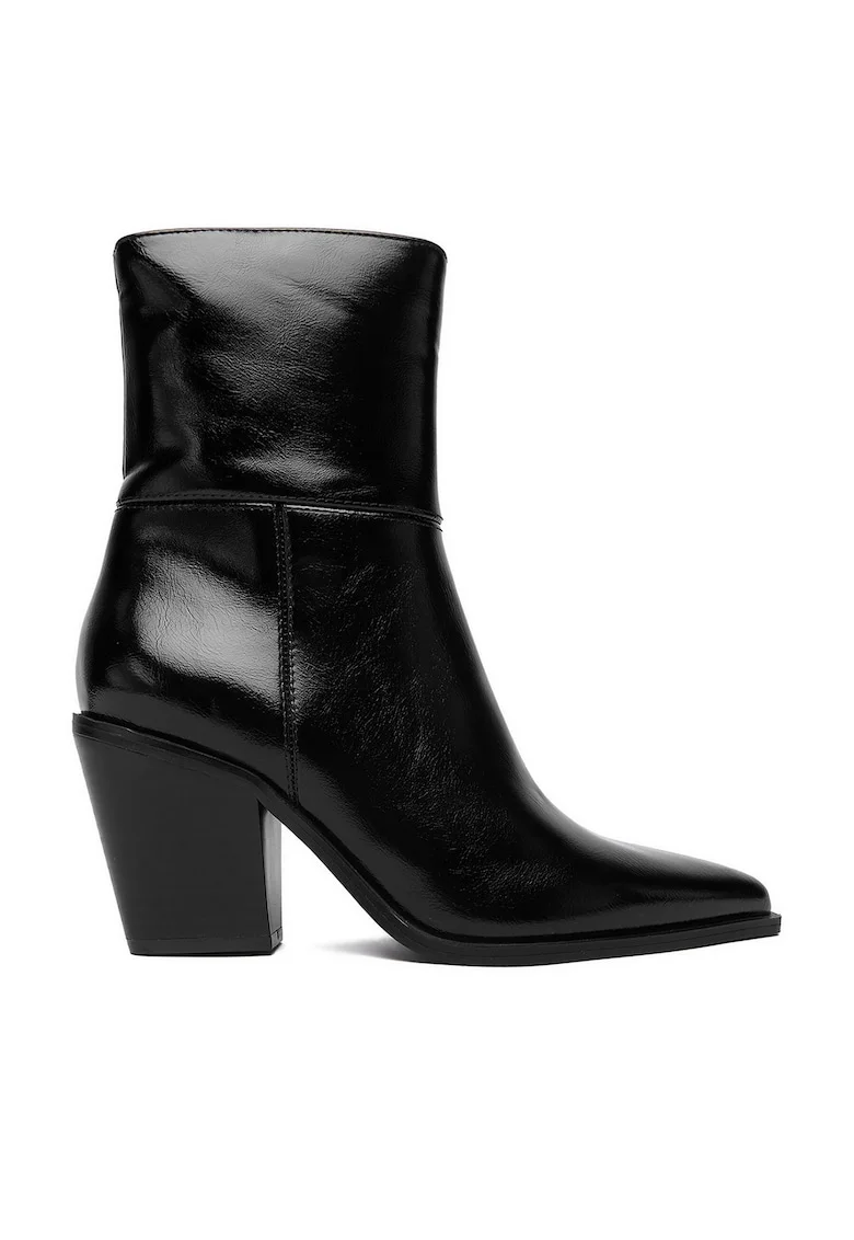 Botine dama  CEO-LS6336-01, negru, sintetic