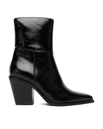 Botine dama  CEO-LS6336-01, negru, sintetic