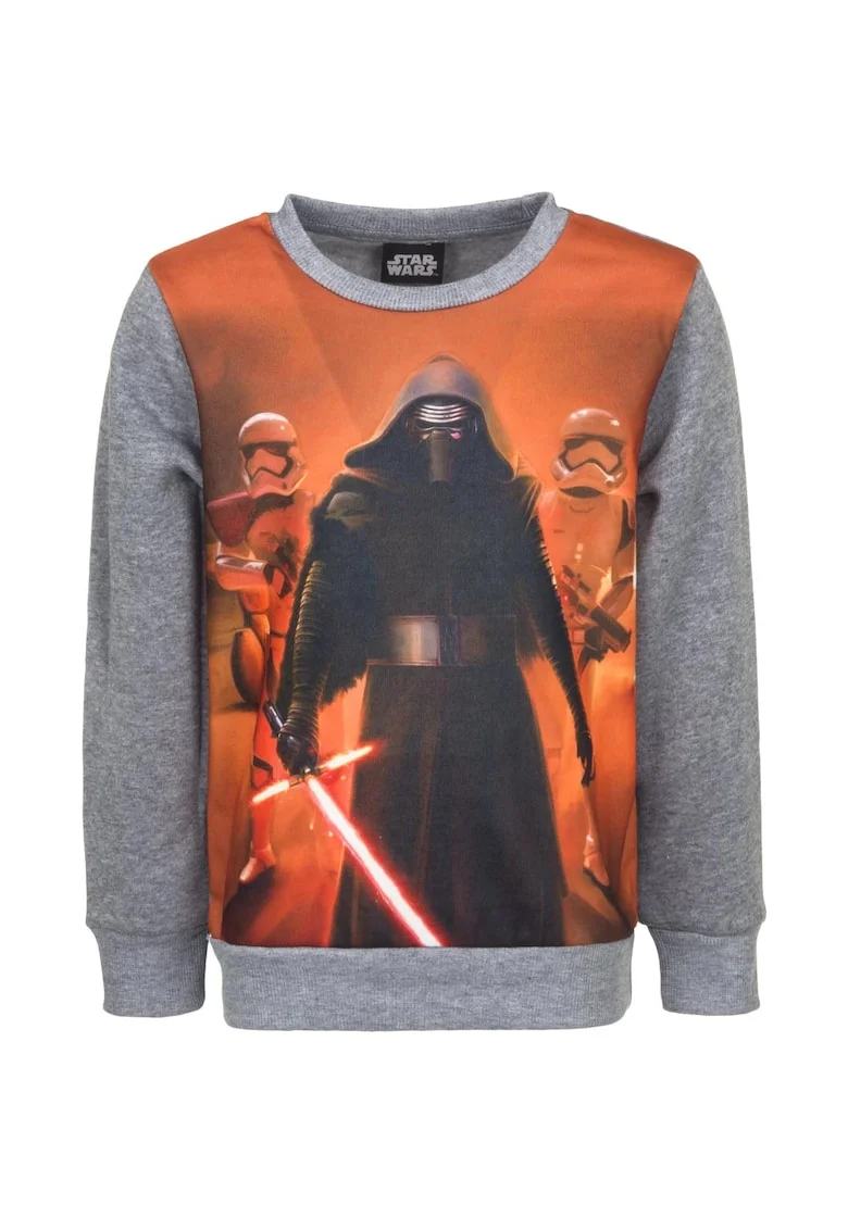 Bluza  portocaliu/gri