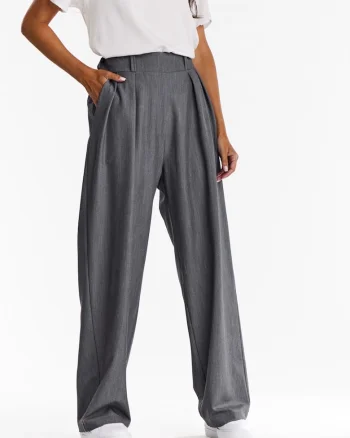 Pantaloni dama,  Viscoza, Gri