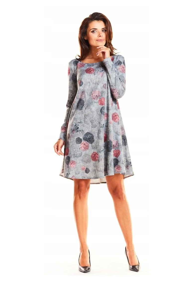 Rochie dama,  Poliester, Gri, A246