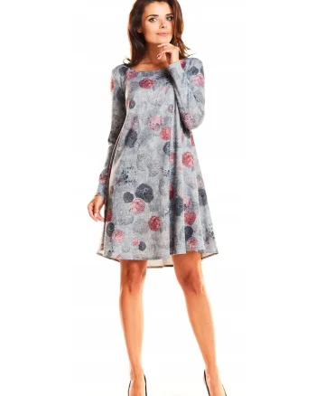Rochie dama,  Poliester, Gri, A246