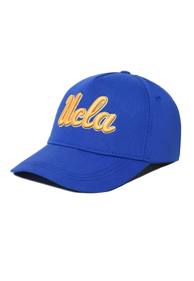 Sapca unisex cu logo brodat, pentru baseball Murphy, Galben sofran/Albastru