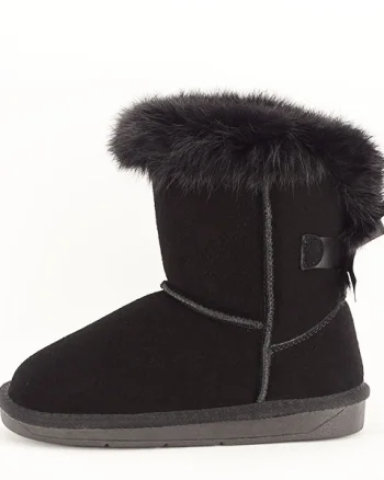 Cizme copii negre din piele naturala Betty 127