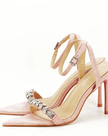 Sandale elegante roz somon R-2 131