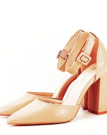 Pantofi eleganti bej BLQ7180 01