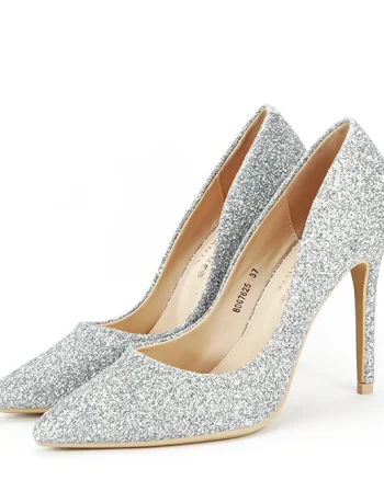Pantofi eleganti argintii BDG7625 01