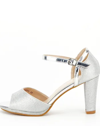 Sandale elegante argintii BLXW7571 128