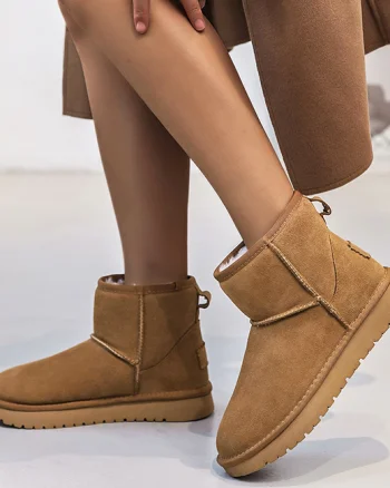 Ghete camel din piele naturala JB1967 111