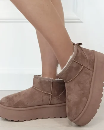 Ghete maro imblanite cu talpa groasa LT33-43 112