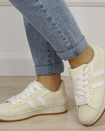 Sneakersi dama bej BM-1101 M2