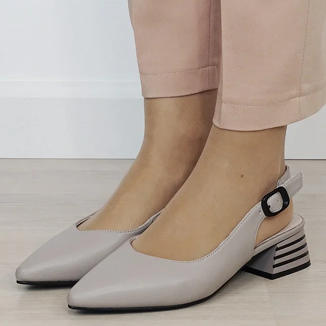Pantofi gri comozi din piele naturala BY6888-6 02