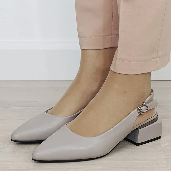 Pantofi gri comozi din piele naturala BY6889-6 02