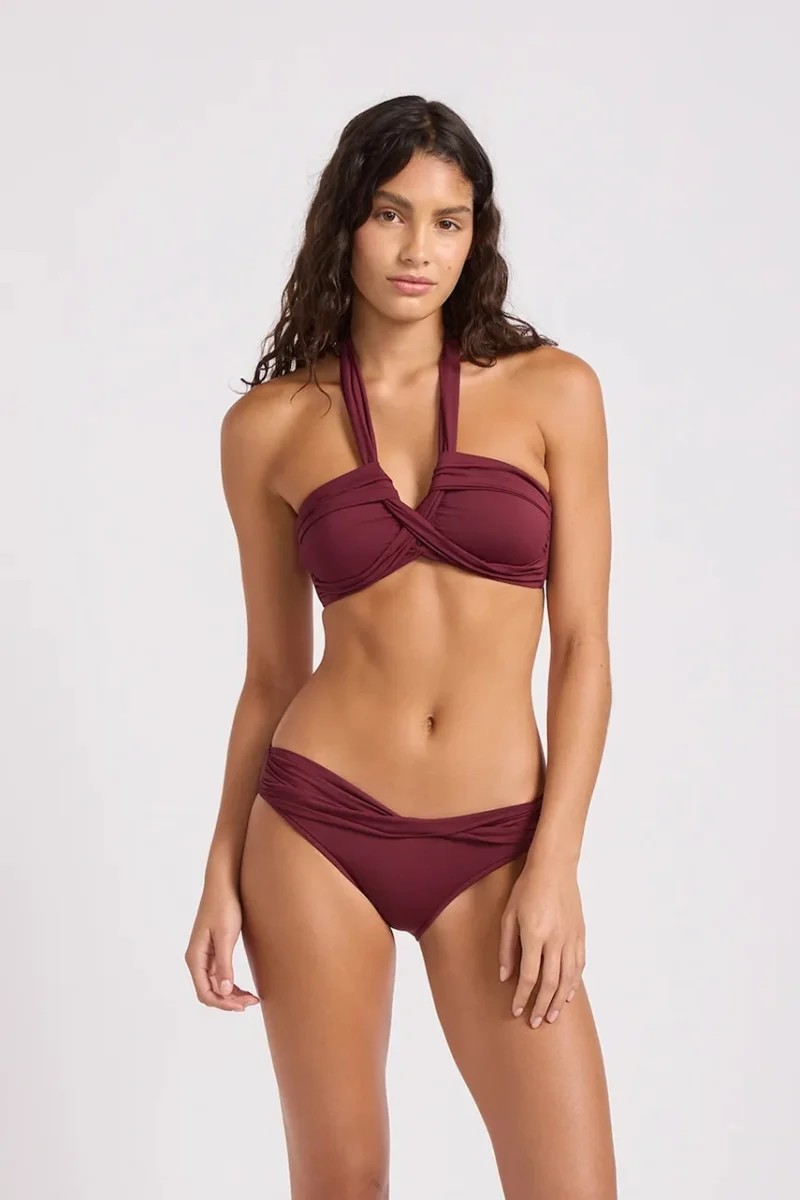 Seafolly sutien de baie pentru femei Halter Bandeau