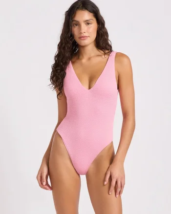 Seafolly costum de baie dintr-o singură piesă pentru femei Deep V Neck