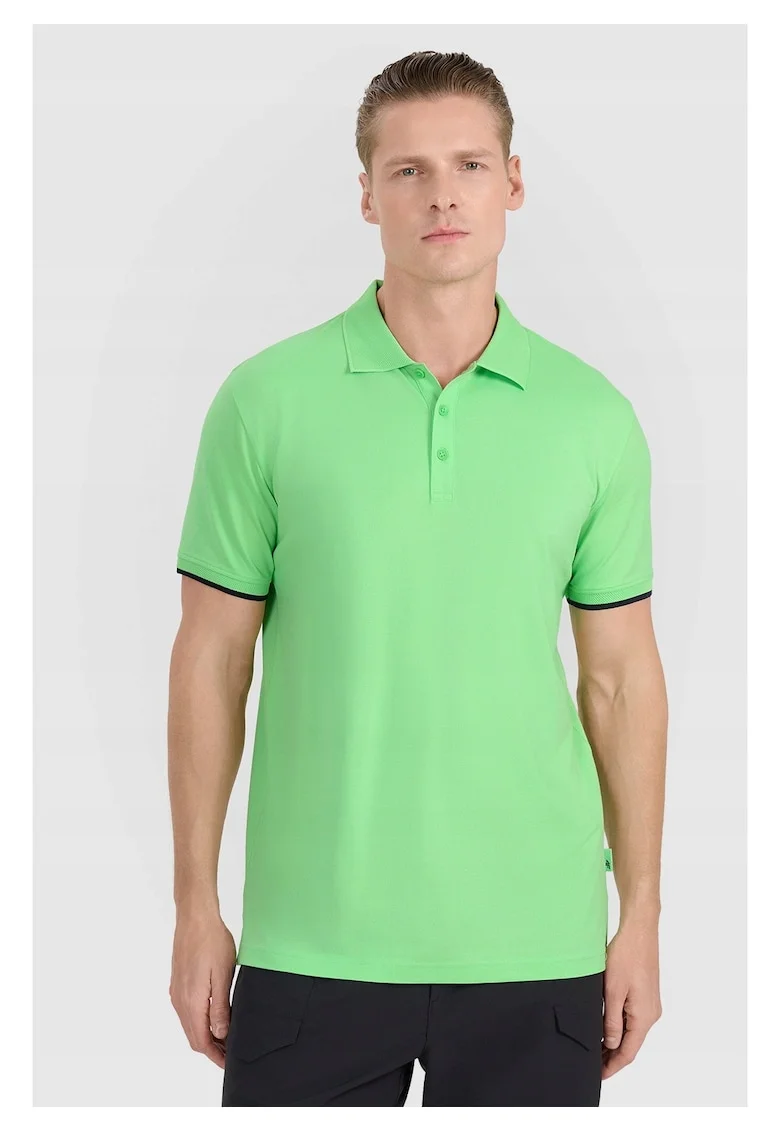 Tricou polo barbati, Verde