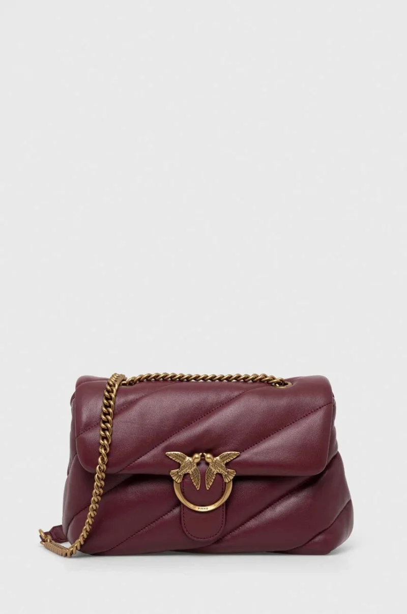 Pinko geantă crossbody pentru femei din piele