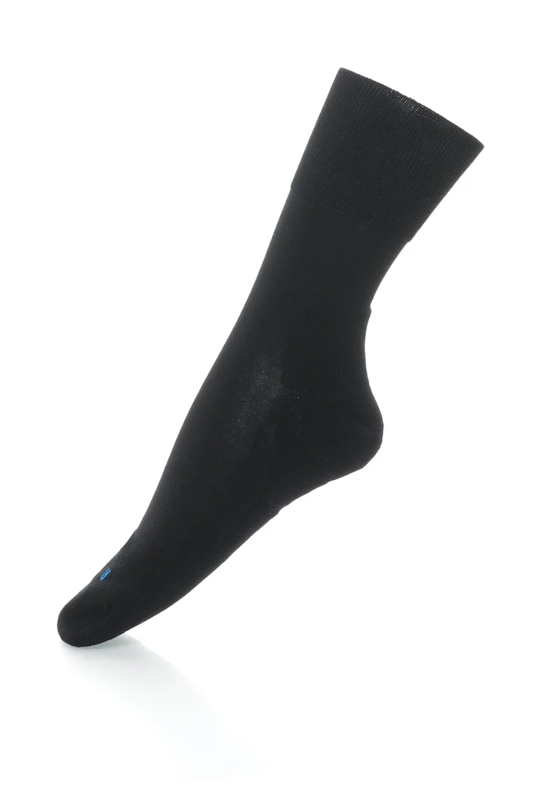 Sosete unisex scurte cu talpa din plus Run, Negru