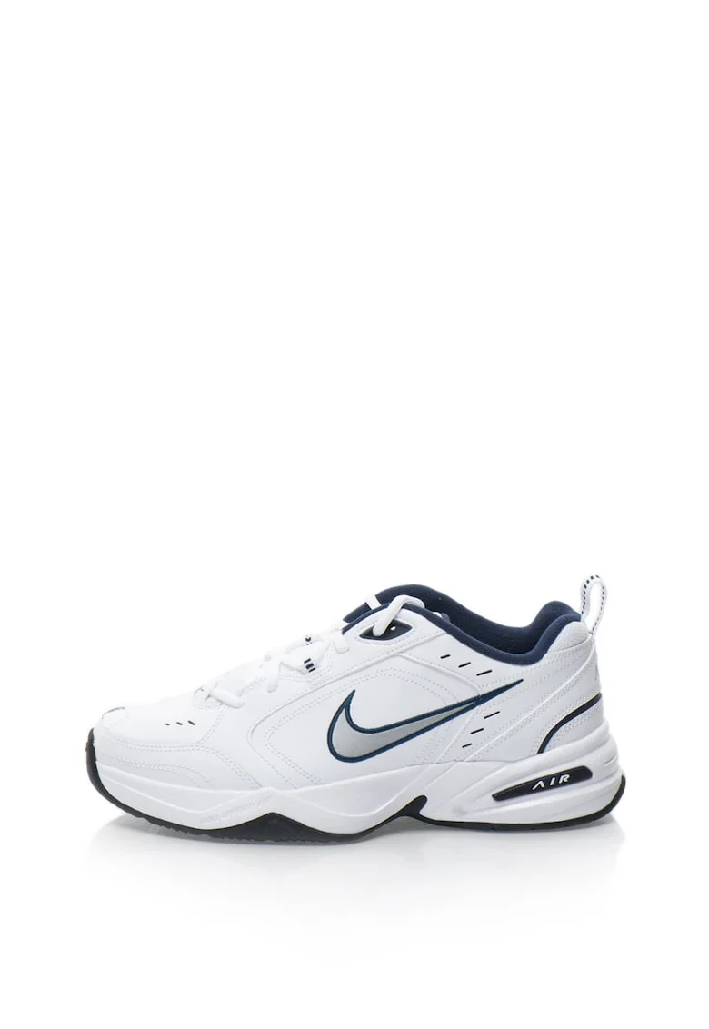 Pantofi Air Monarch IV din piele si piele ecologica pentru fitness, Alb/Albastru