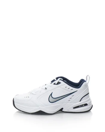 Pantofi Air Monarch IV din piele si piele ecologica pentru fitness, Alb/Albastru