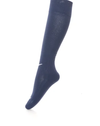 Sosete unisex pentru fotbal, cu logo, Bleumarin