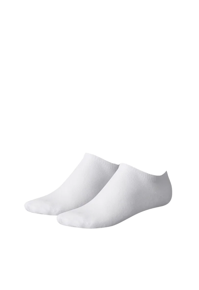 Set de sosete scurte albe - 2 perechi