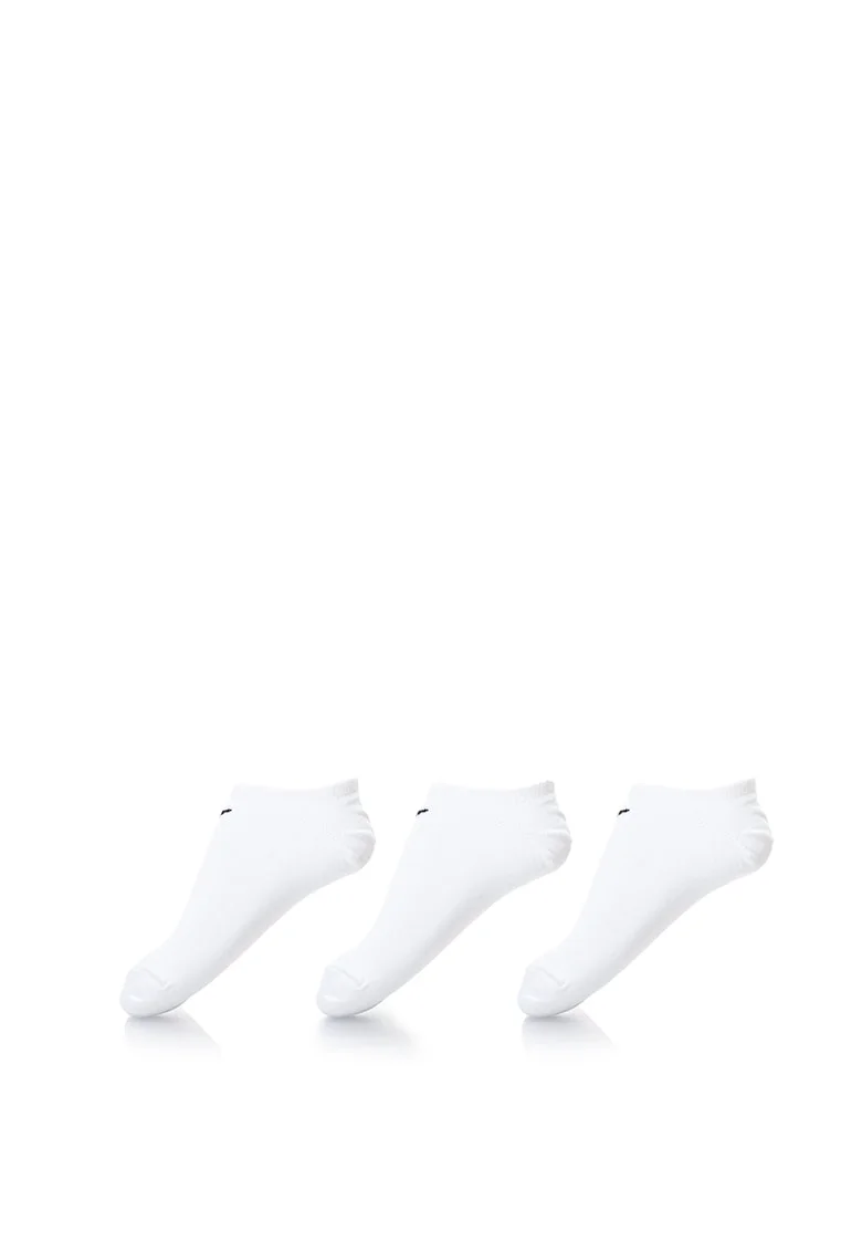 Sosete foarte scurte, unisex, pentru fitness Value - 3 perechi, Alb