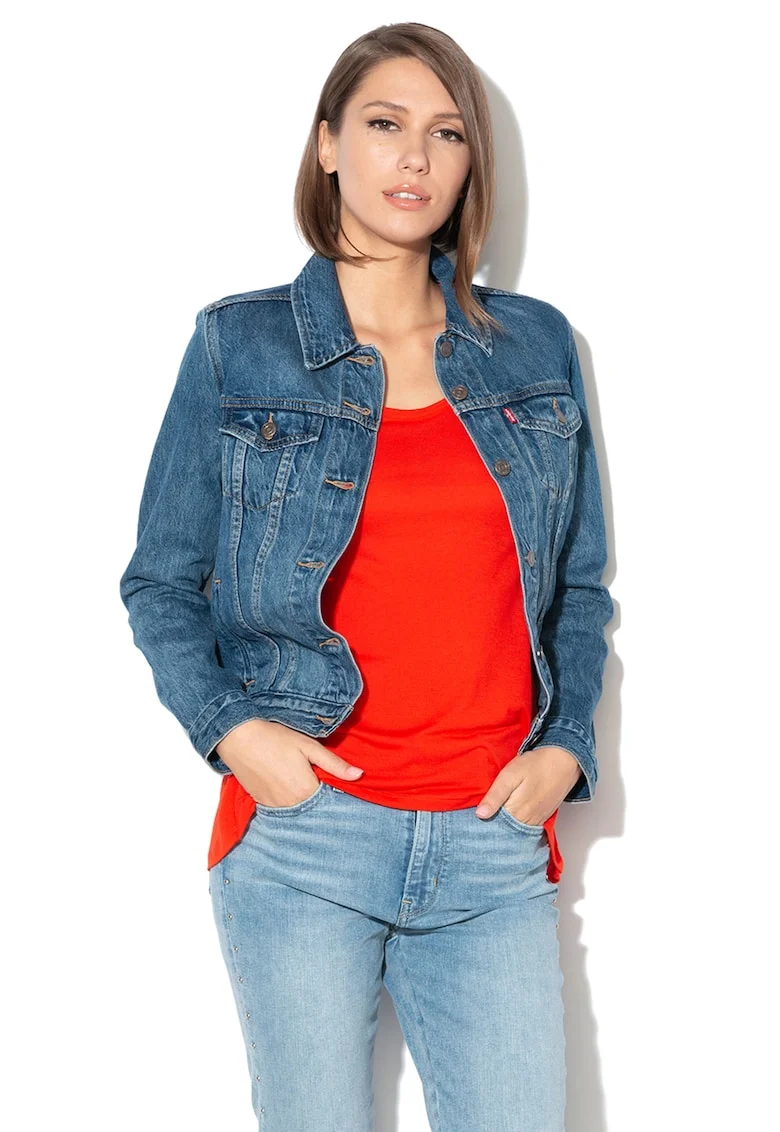 Jacheta din denim Original Trucker, Albastru royal