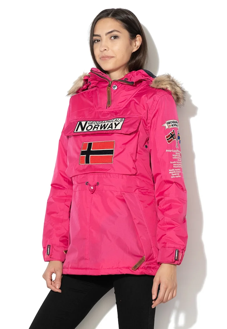 Geaca fara inchidere, cu vatelina subtire Boomera, Fucsia