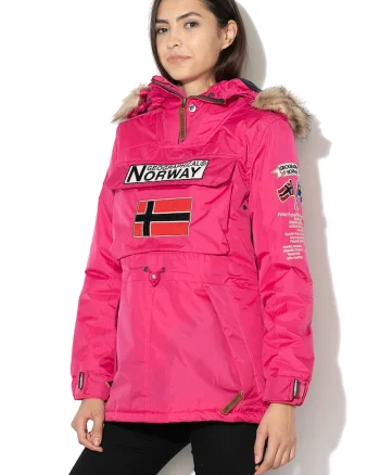 Geaca fara inchidere, cu vatelina subtire Boomera, Fucsia