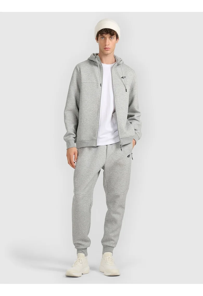 Pantaloni barbati,  bumbac, culoare gri