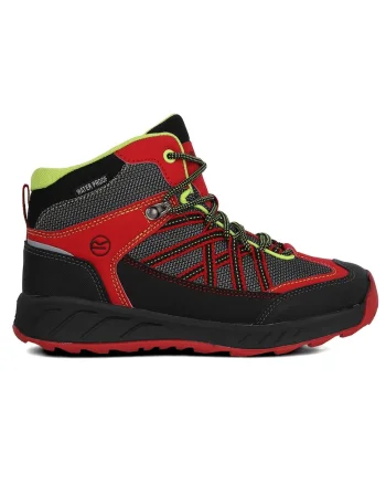 Pantofi sport copii,  Impermeabili, Rosu, Sintetic/Textil