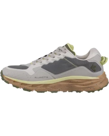 Pantofi sport pentru trekking,  Allavetta, Sintetic, Gri, Gri